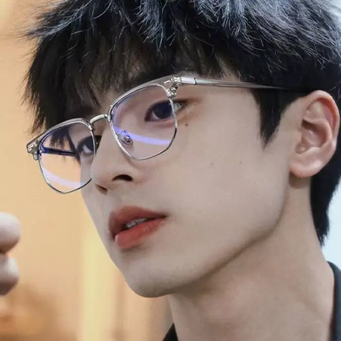 Lunettes carrées unisexes à la mode pour hommes et femmes