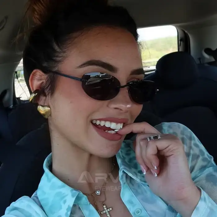 Lunettes de soleil sans monture pour femmes