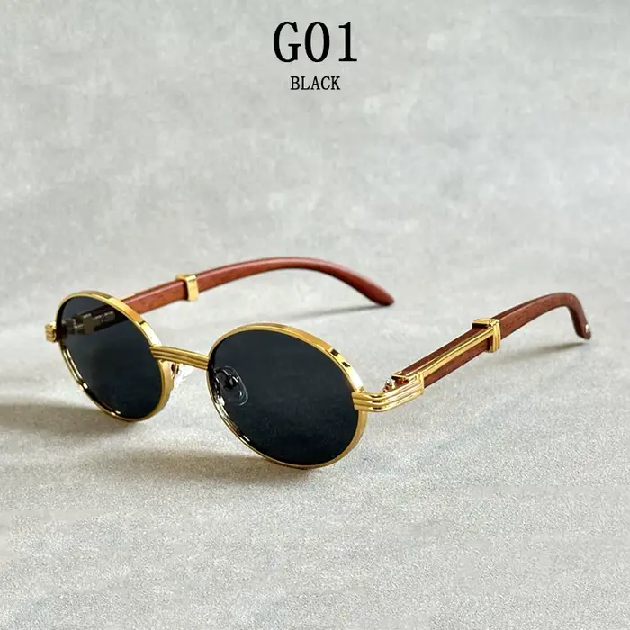 Lunettes de soleil de mode en bois femmes Vintage Oculos lunettes de soleil pour hommes lunettes de 