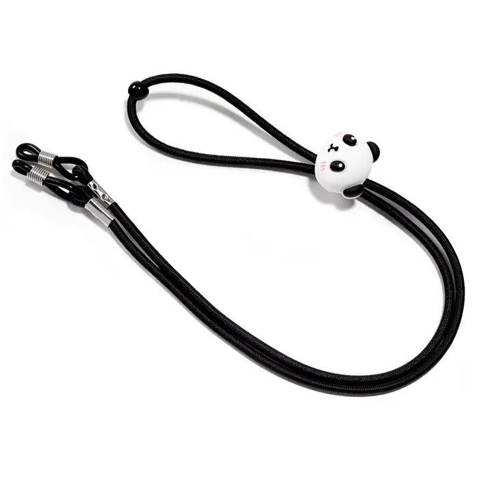 Corde à lunettes de dessin animé mignon, chaîne de corde antidérapante élastique réglable, peut être