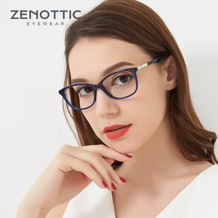 ZENOTTIC 2026 Montures de lunettes carrées pour femmes
