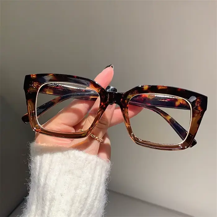 KAMMPT mode lunettes carrées pour femmes classique bleu lumière bloquant hommes vie quotidienne élég