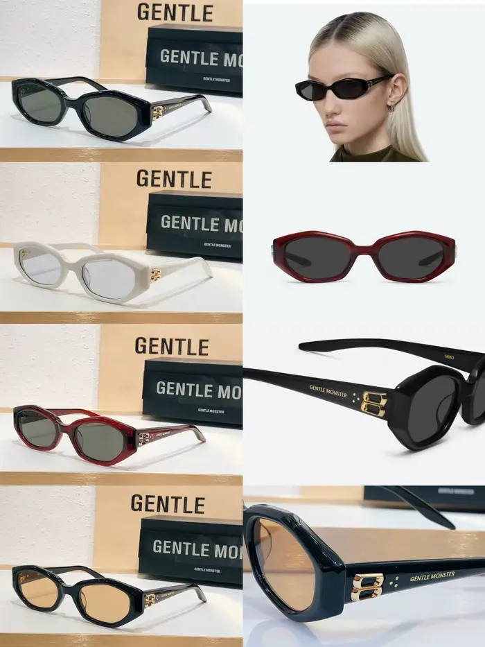 GENTLE MONSTER MIRO – lunettes de soleil rétro avec monture en acétate