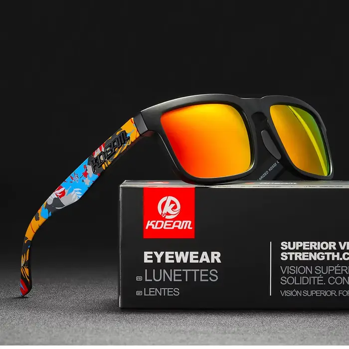Kdeam – lunettes de soleil polarisées de haute qualité pour hommes et femmes, marque unisexe, tendan