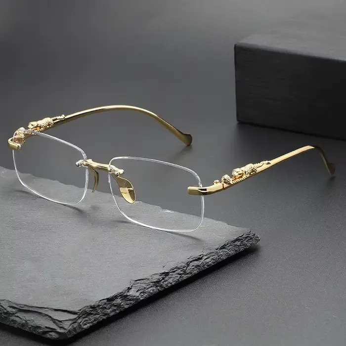 Lunettes de soleil sans monture ovales