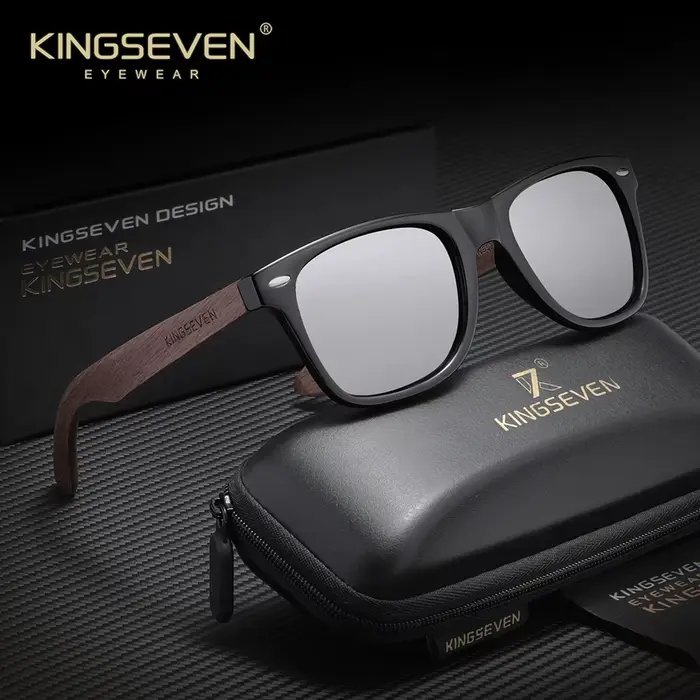 Lunettes de soleil polarisées vintage KINGSEVEN, protection UV400, anti-éblouissement, pour la condu