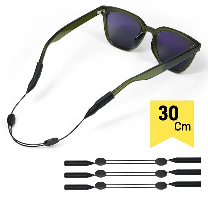Cordon de retenue pour lunettes de soleil, 10 pièces, bande antidérapante pour lunettes de sécurité,