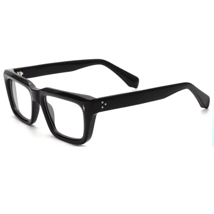 Lunettes en acétate à monture épaisse pour hommes, Vintage, carrées, pour myopie, Prescription, lune
