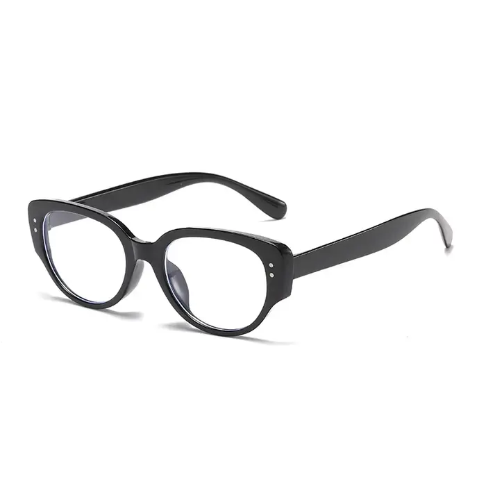 Lunettes de myopie finies de luxe pour dames, lunettes bloquant la lumière bleue, lunettes vintage u
