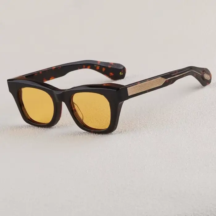 Dealan – lunettes de soleil à monture épaisse en acétate, à dégagement limité, pour hommes et femmes
