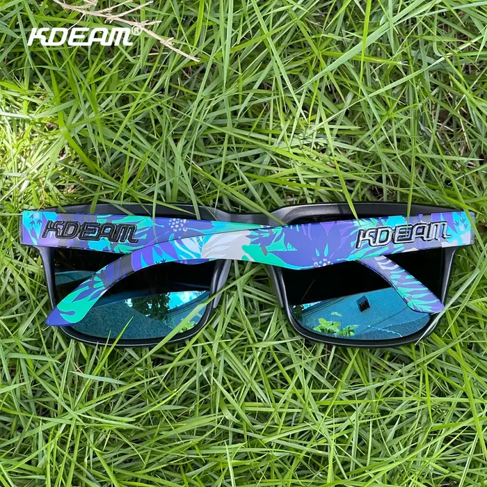 KDEAM-Lunettes de soleil polarisées carrées classiques pour hommes et femmes, lunettes de soleil de 