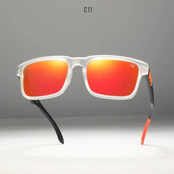 Couleurs fraîches lunettes de soleil polarisées hommes femmes haut carré unisexe lunettes de soleil 