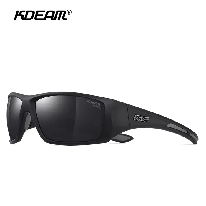 KDEAM-Lunettes de soleil d'équitation en matériau TR90 pour hommes, lunettes de soleil de cyclisme d