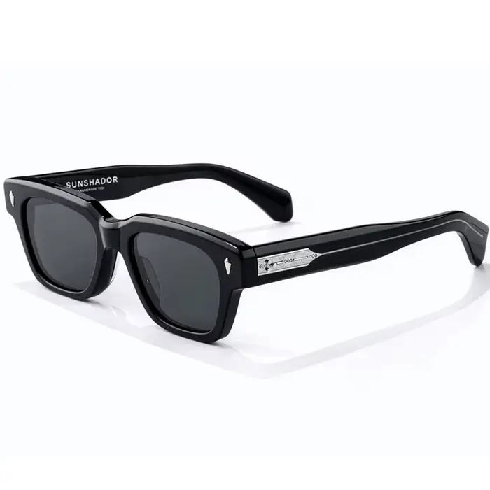 Lunettes de soleil de luxe de marque de créateur pour hommes, montures classiques en acétate de qual