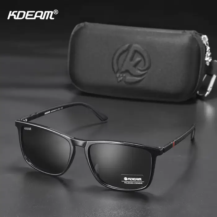KDEAM – lunettes de soleil polarisées de luxe pour hommes, Vintage, pour voyage, pêche, classiques, 