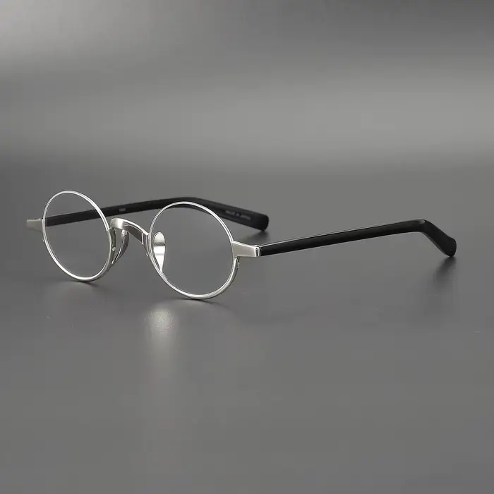 Lunettes demi-monture en titane pour hommes, lunettes en acétate, petite myopie, contrevenants optiq