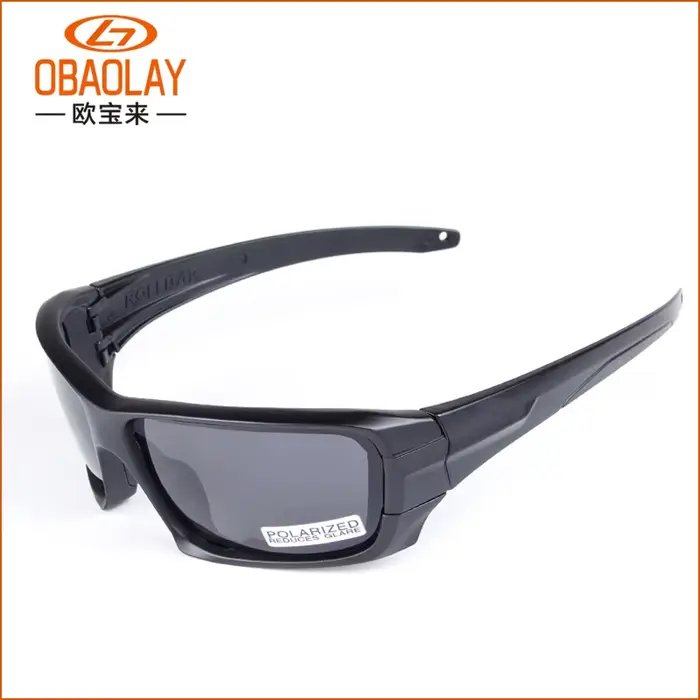 OBAOLAY-Lunettes de soleil balistiques pour hommes, verres de rechange, lunettes de chasse, haute an
