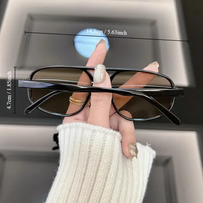 Lunettes de soleil carrées rétro classiques pour hommes et femmes