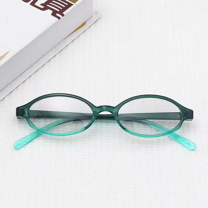 Lunettes de myopie rondes et ovales pour femmes, monture PC Anime, lunettes unies, lunettes de myopi