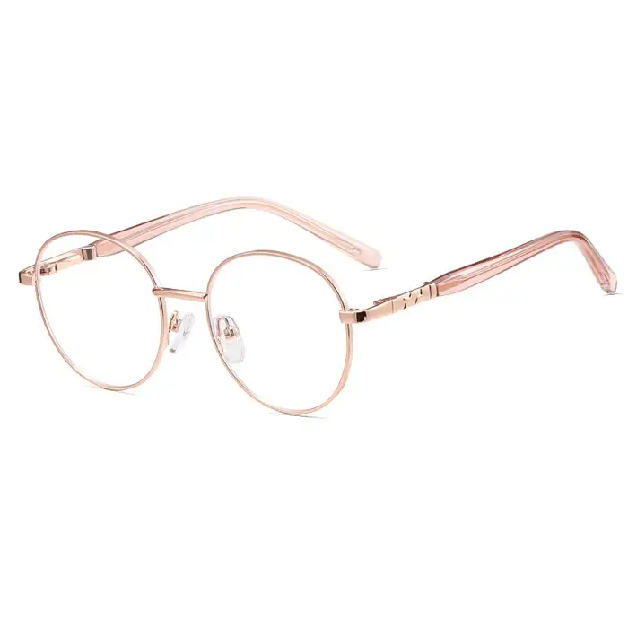 Nouvelles lunettes de vue rondes pour filles, lunettes anti-lumière bleue pour enfants, lunettes de