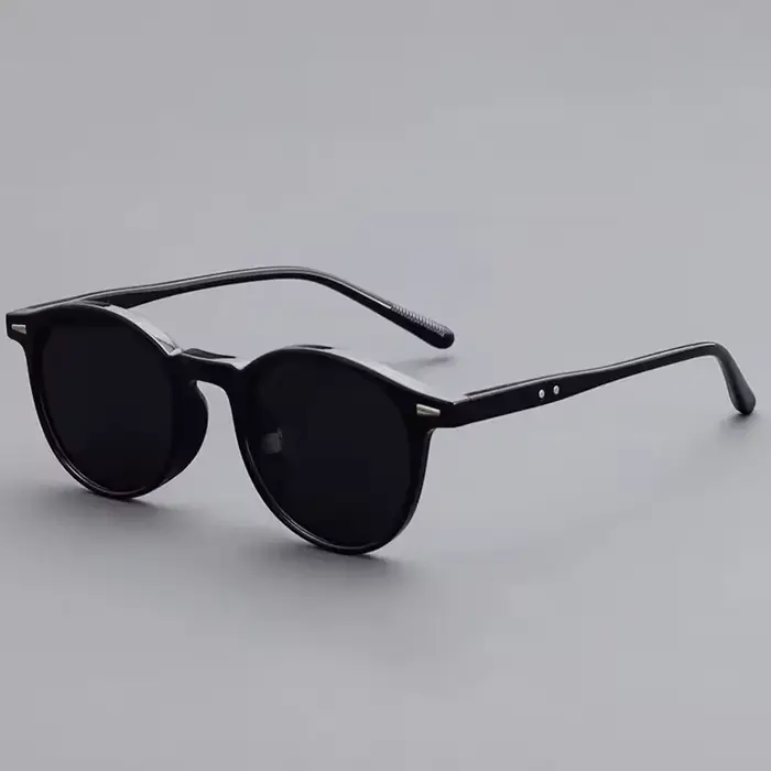 Lunettes de soleil rondes vintage pour femmes et hommes, lunettes de soleil circulaires, lunettes ov