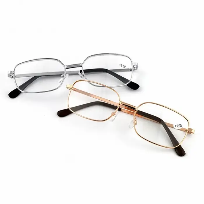 Lunettes de lecture tendance pour hommes, ultra-légères, à verres transparents, loupe, portables, cadeau pour les parents, anti-fatigue, pour presbytes