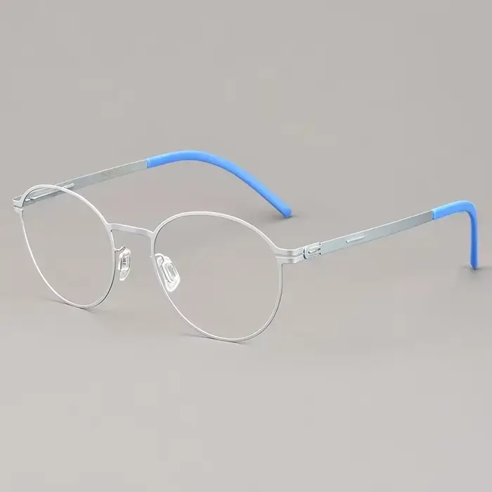 Lunettes TONA super fines pour hommes et femmes, acier inoxydable, aviation médicale, lunettes ronde