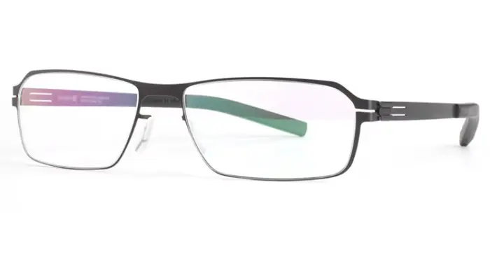 Style allemand mat rétro carré sans vis lunettes hommes monture de lunettes ultra-léger confort minc