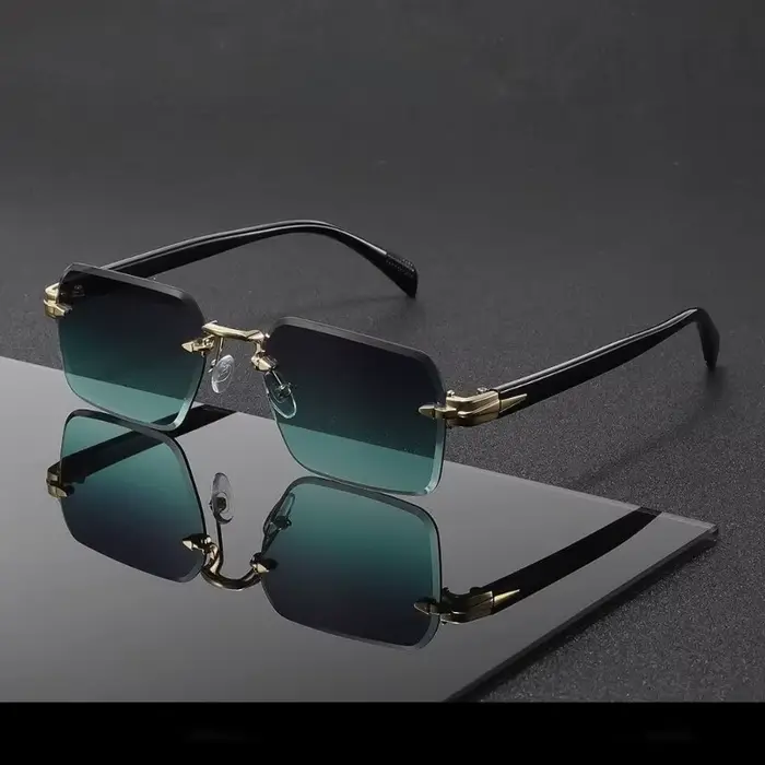 Lunettes carrées à la mode pour hommes