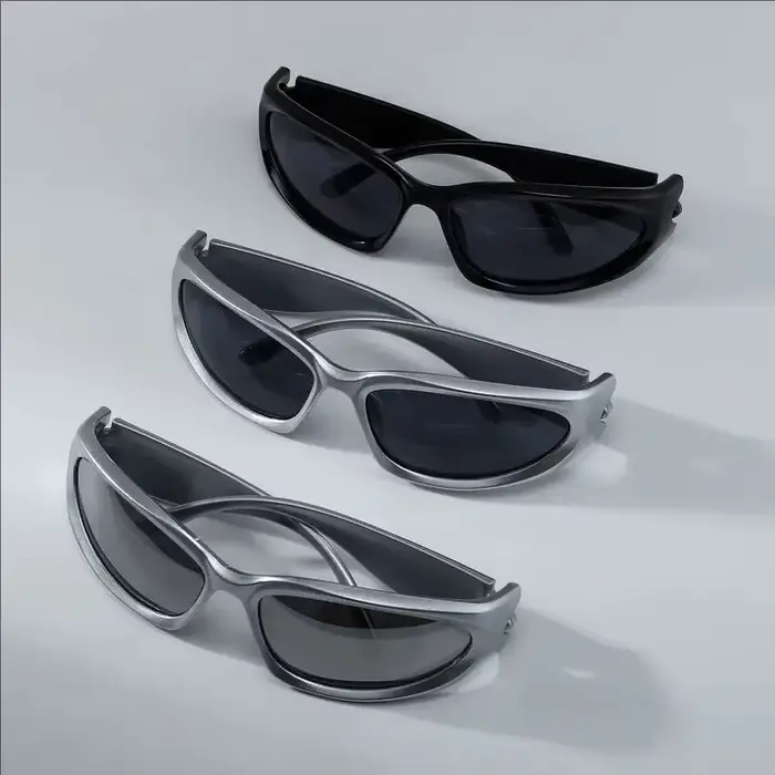 Lunettes de sport Y2K, Protection UV pour l'escalade, la course, le Baseball, cadre et lentille dura