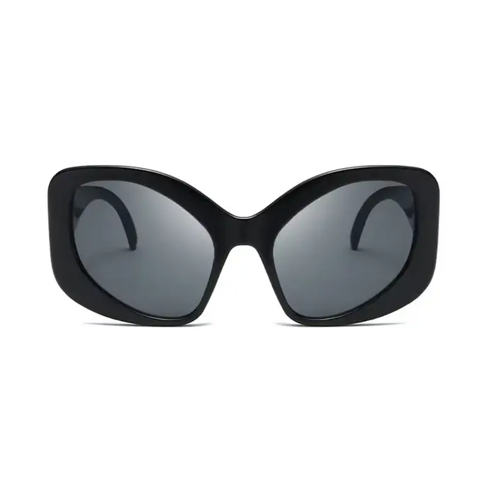 Lunettes de soleil vintage à grande monture pour hommes et femmes, lunettes de soleil de créateurs d