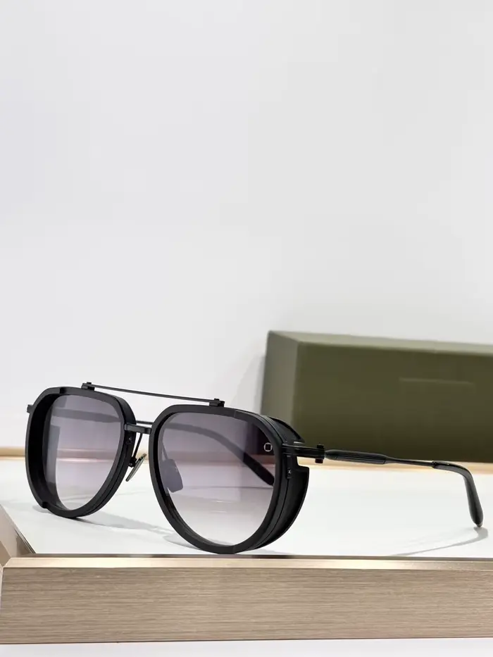 Lunettes de soleil originales de style urbain, noires et dorées, pour hommes, lunettes de soleil cla