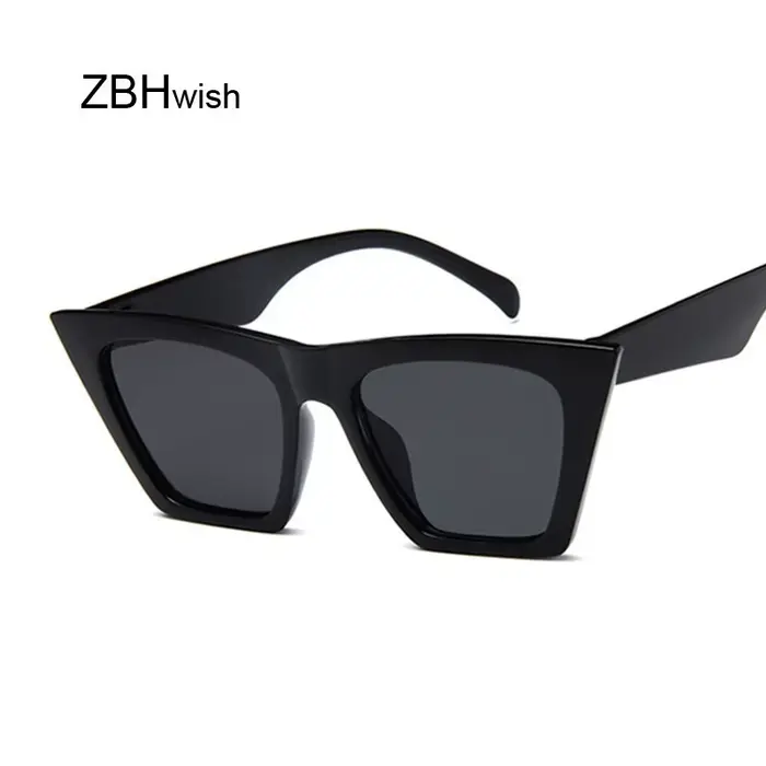 Mode lunettes De soleil carrées femme concepteur De luxe homme/femme oeil De chat