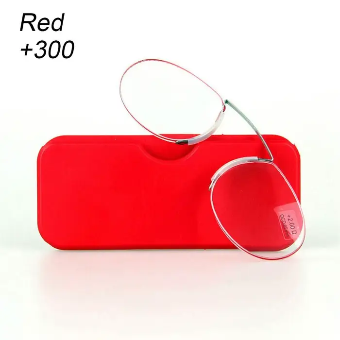 Lunettes de lecture à clipser sans monture pour hommes et femmes, lunettes presbytes, mini portables