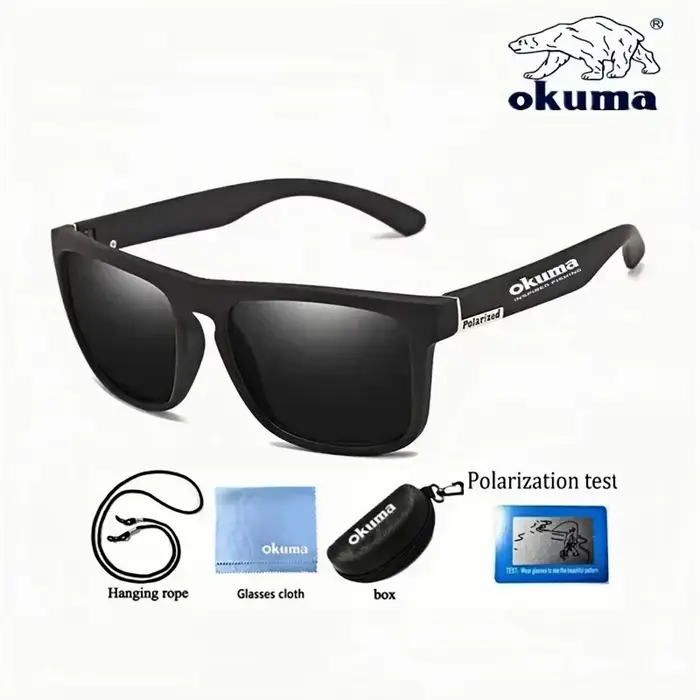 Lunettes de soleil polarisées classiques Okuma pour le cyclisme, lunettes de protection UV400 pour l