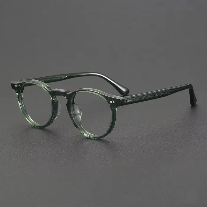 Lunettes rondes en acétate pour hommes et femmes, nouveau Design de marque japonaise, monture à la m