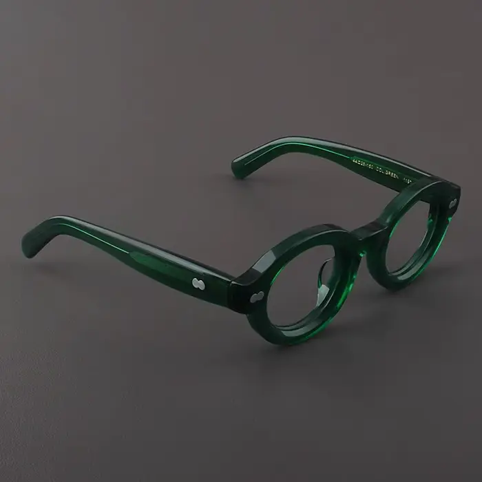 Lunettes tortue en acétate épais de grande taille, montures pour hommes et femmes, Style japonais, V