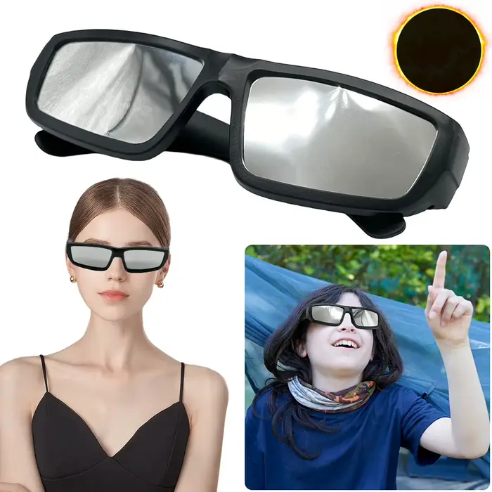Pack de 1/2/3/5 lunettes à éclipse solaire rencontre les normes ISO 12312-2:2015(E) nuances sûres pour une visualisation directe du soleil