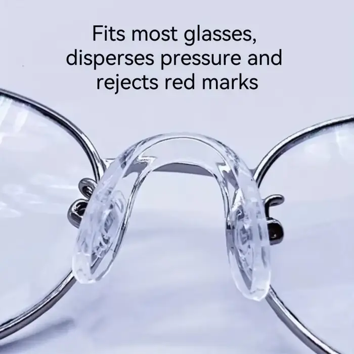Plaquettes nasales pour lunettes en Silicone Ultra-doux