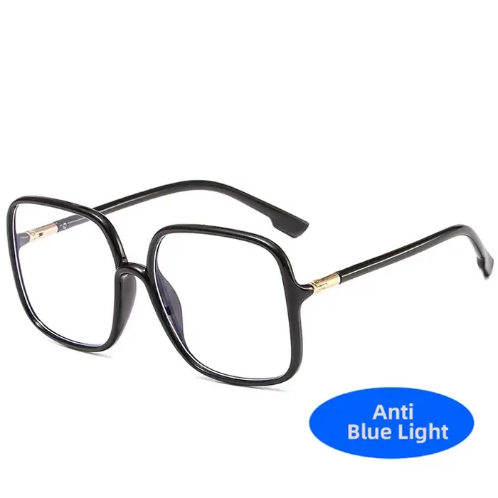Lunettes carrées à monture surdimensionnée pour femmes et hommes, marque de luxe tendance, ordinateu