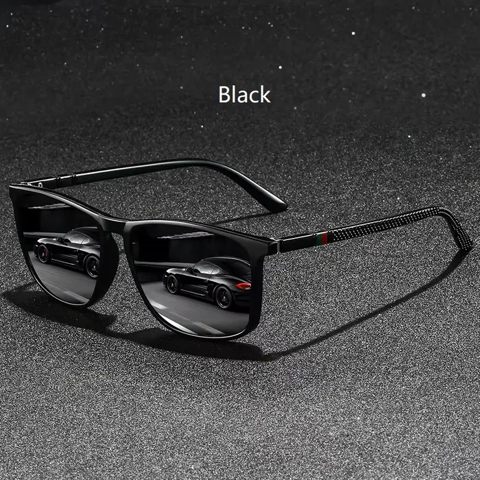 Lunettes de soleil vintage à rayures colorées pour hommes et femmes, idéales pour la conduite et la 