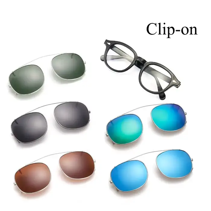 Johnny Depp lunettes de soleil polarisées Clip-on hommes femmes marque de luxe