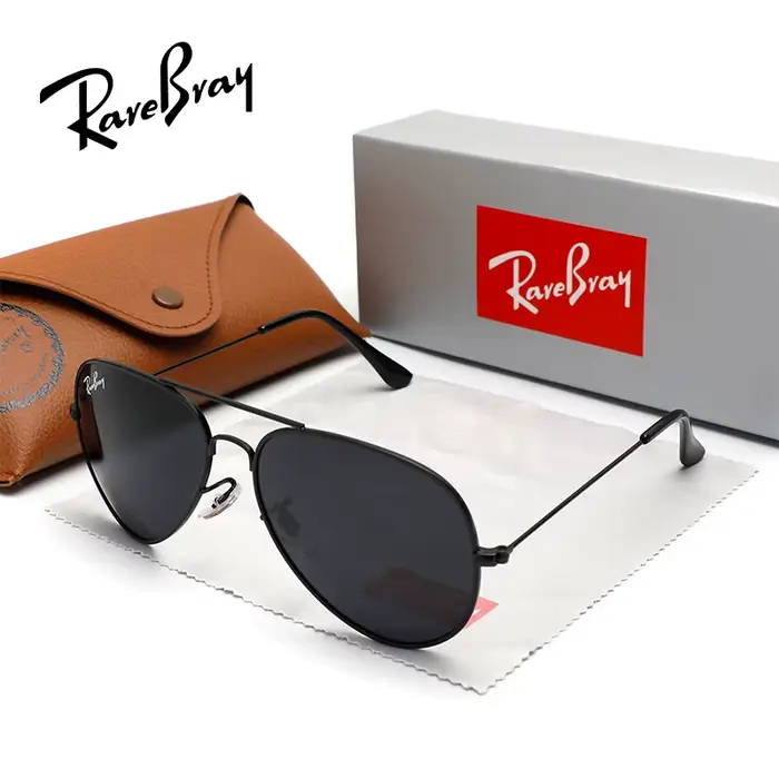 RareBray marque originale unisexe pilote lunettes de soleil Retrio à la mode UV400 polarisées condui