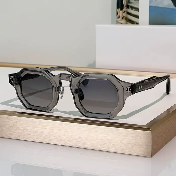 Lunettes de soleil cage à oiseaux pour hommes lunettes de soleil de luxe en acétate femmes Occhiali 