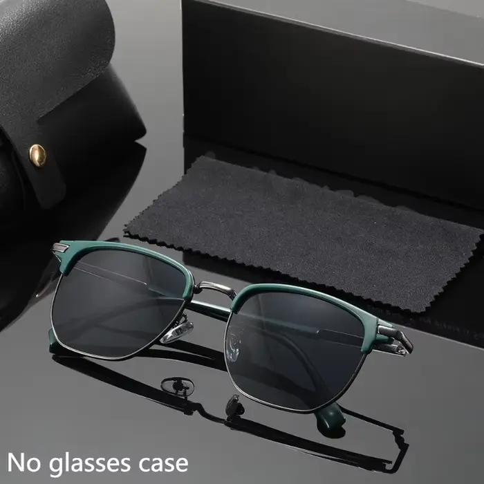 Lunettes de soleil unisexes noires, monture unisexe, lunettes de soleil protectrices et élégantes po
