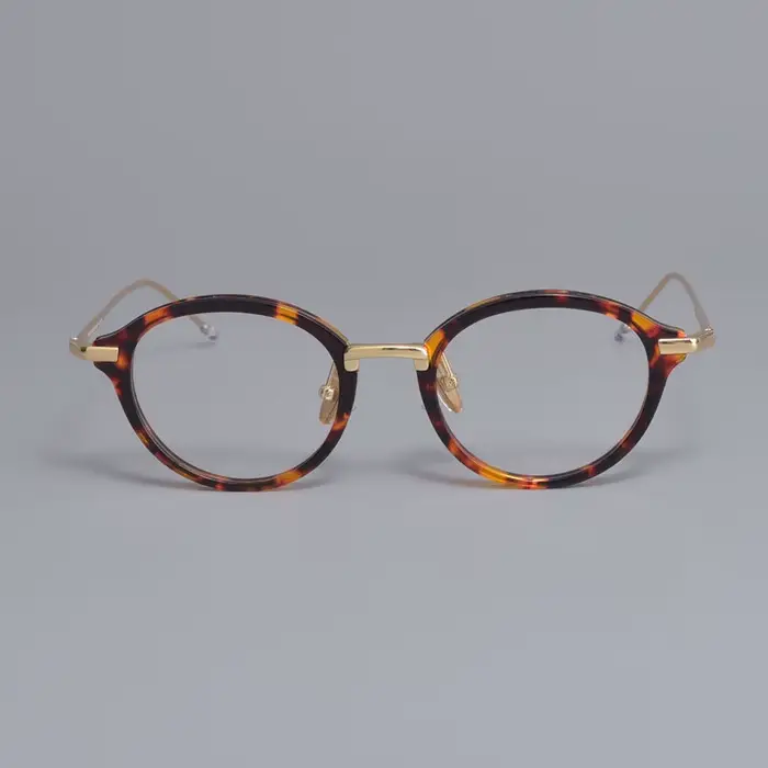 Marque Design Vintage lunettes rondes cadre femmes haute qualité lunettes faites à la main hommes ré