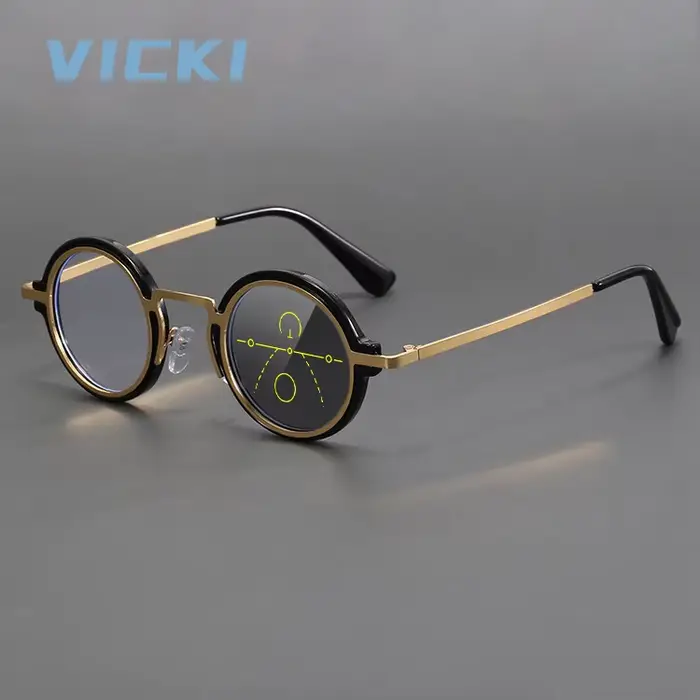 VICKI Lunettes rondes à petite monture pour hommes et femmes
