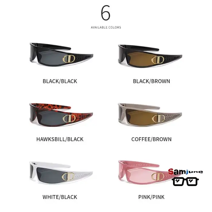 Lunettes de soleil de luxe Samjune – Style personnalisé pour influenceurs