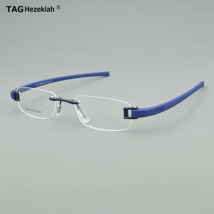 TAG Hezekiah montures de lunettes sans cadre hommes lunettes carrées lunettes de Prescription optiqu