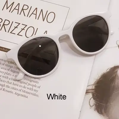 Ralferty-Lunettes de soleil rondes rétro pour femmes, 2025, UV400, vintage, élégantes, coréennes, M1